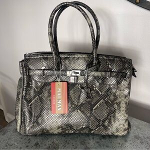 NEW❗️Snakeskin print handbag - NWT✨